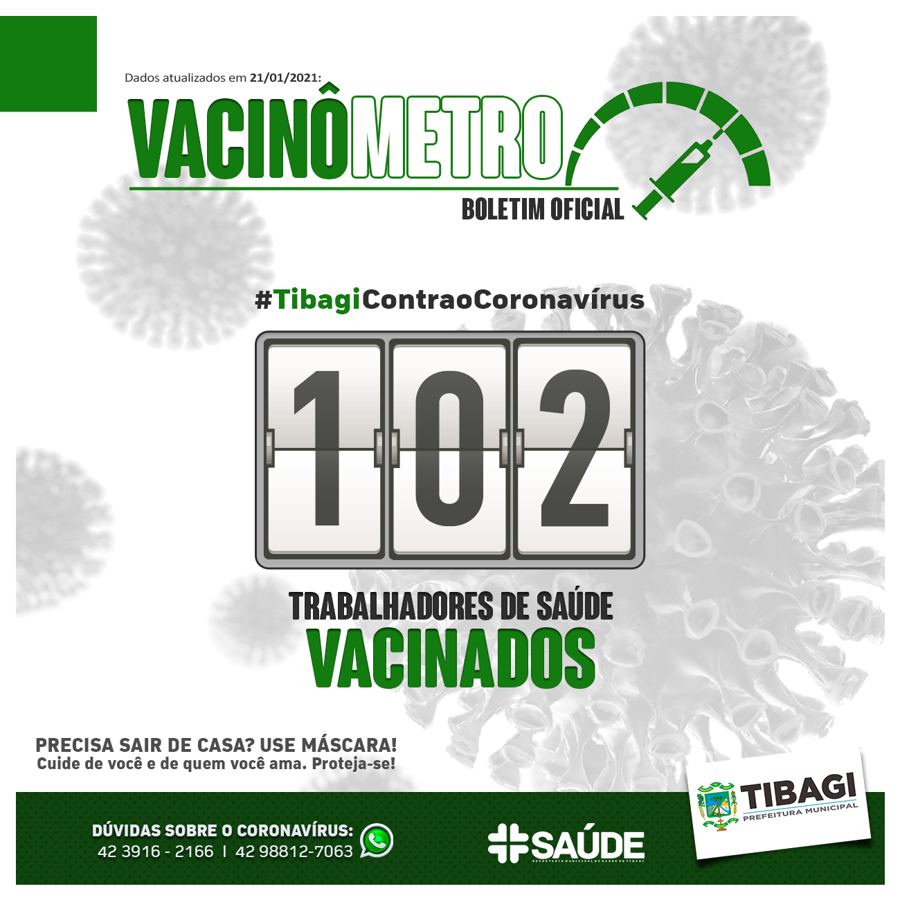 COVID 19 - Primeira dose da vacina Coronavac