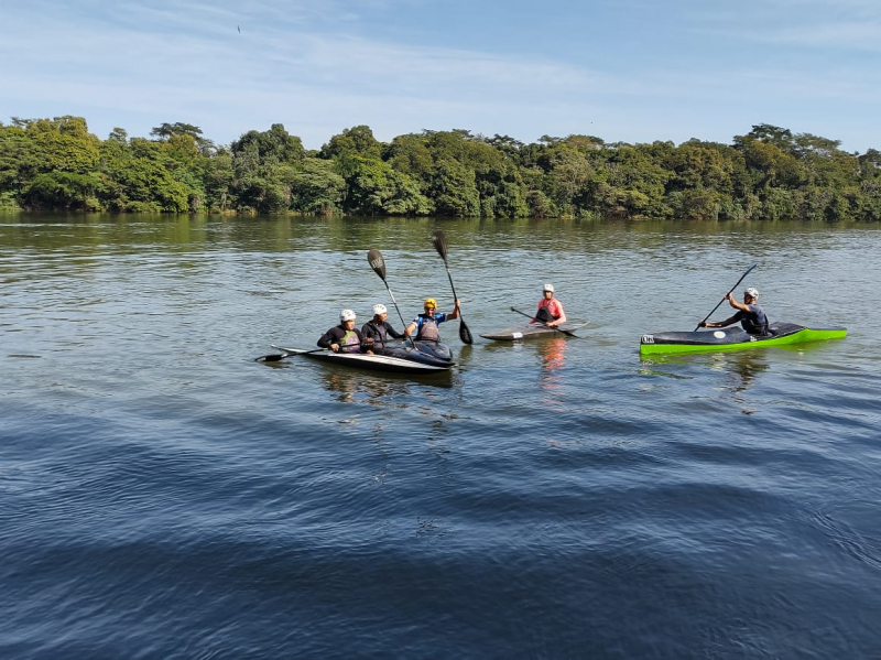 Canoagem de Tibagi já está em Minas Gerais para a disputa da 1ª Etapa do Campeonato Brasileiro de Descida Sprint