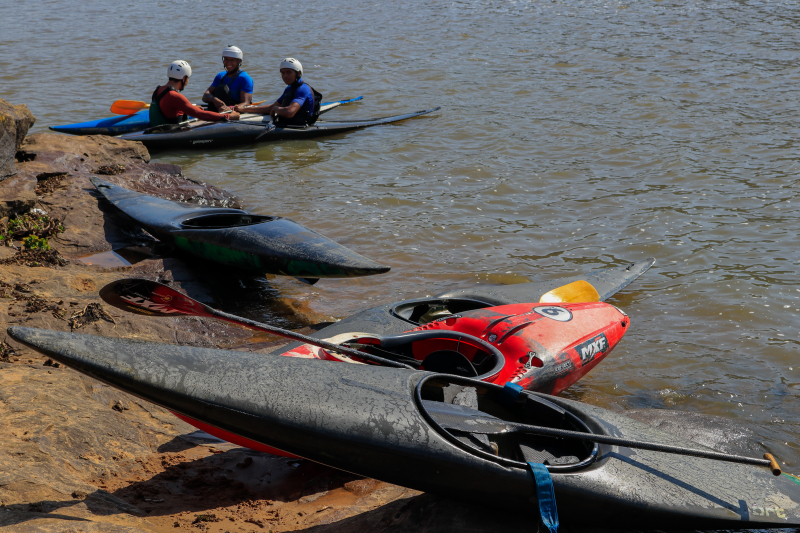 Atletas de Tibagi participam do Campeonato Brasileiro de Canoagem Slalom e Descida