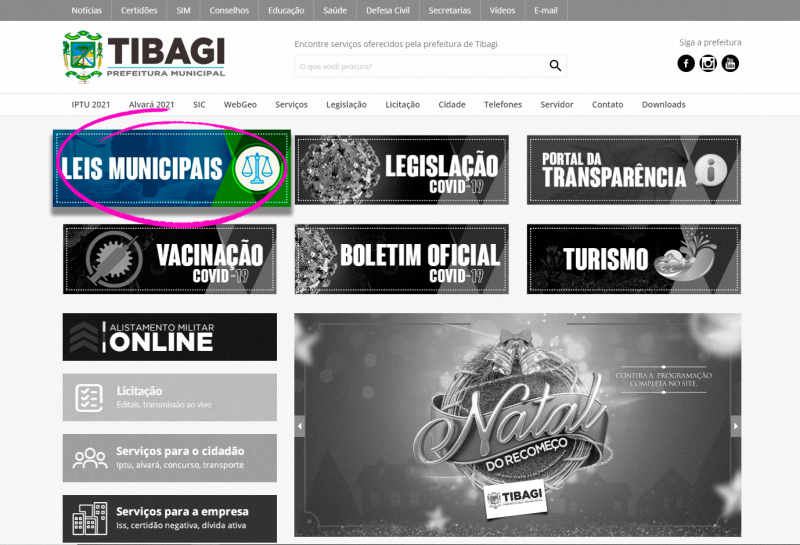 Prefeitura de Tibagi conta agora com acervo de leis municipais online