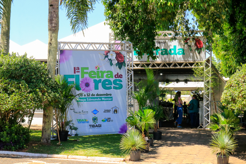 Feira de Flores de Tibagi foi sucesso de público e organização