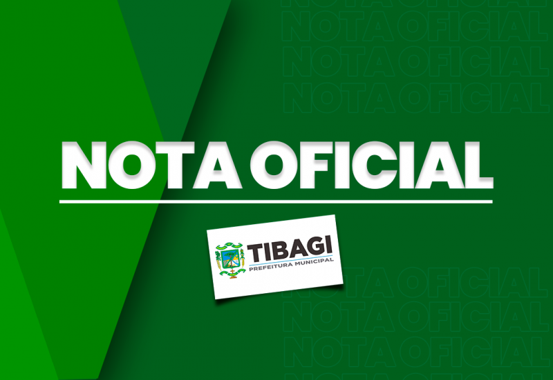 Nota oficial – queda de árvore