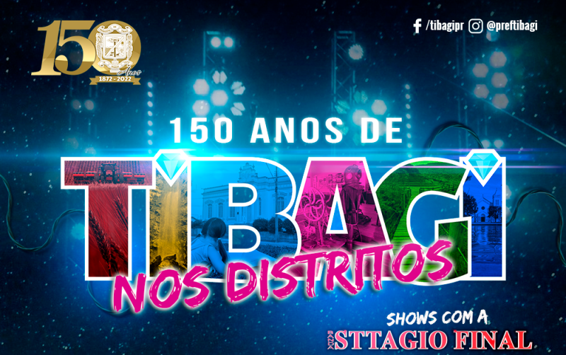 Tibagi promove shows nos distritos em comemoração aos 150 anos do município