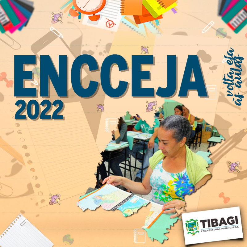 ENCCEJA 2022! Locais de prova para alunos de Tibagi já estão disponíveis