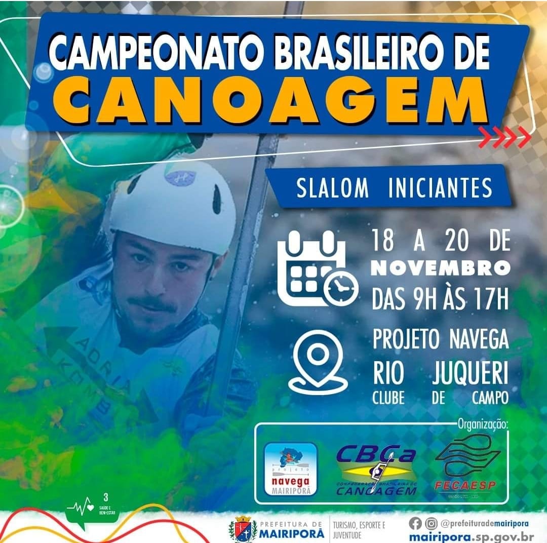 Atletas de Tibagi participam do Brasileiro de Iniciantes de Canoagem Slalom e Caiaque Extremo