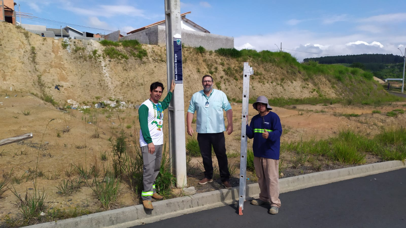 Obras de Tibagi inicia instalação de sinalização de ruas