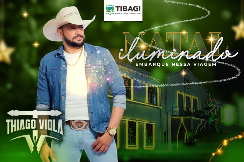 Thiago Viola encerra programação do Natal Iluminado de Tibagi