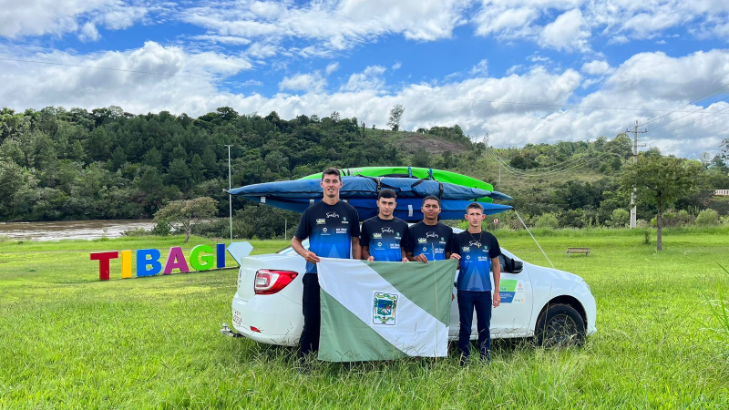 Atletas de Tibagi participam da seletiva nacional de canoagem slalom