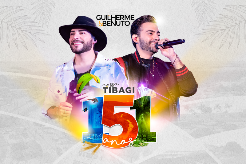 Guilherme & Benuto se apresentam na festa de aniversário de Tibagi