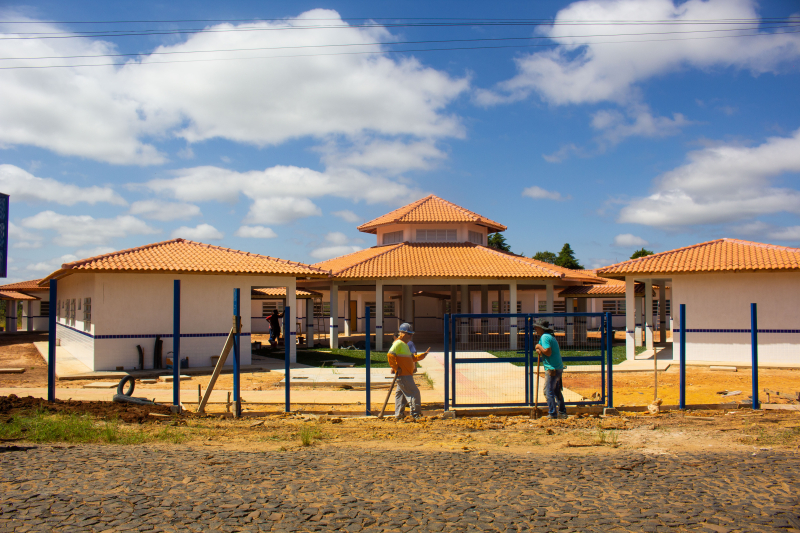 Obras da escola David Federmann, em Tibagi, atingem 90% de execução