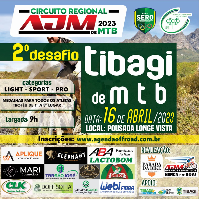 Tibagi sedia Trail Run e desafio de MTB na mesma data