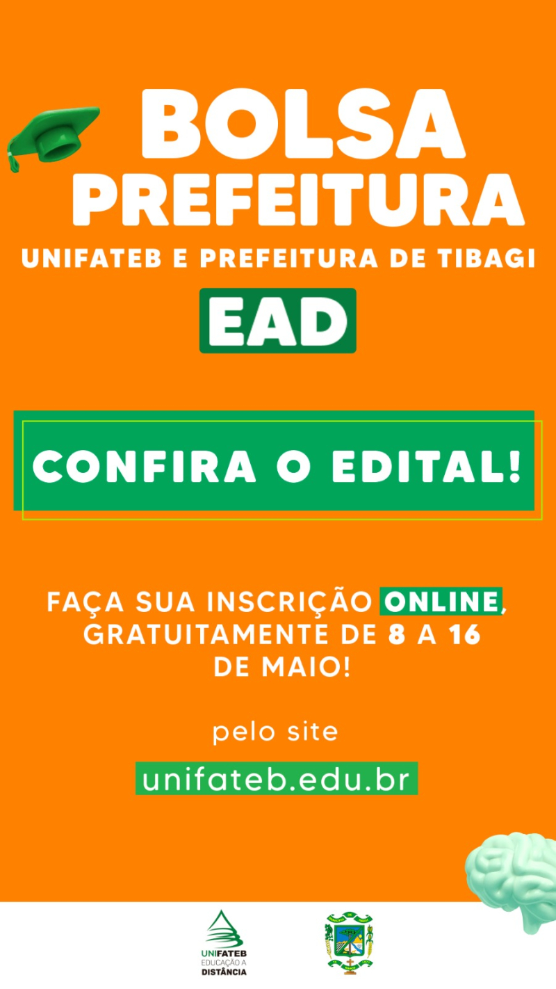 UNIFATEB abre inscrições para concurso de bolsas em parceria com a Prefeitura de Tibagi