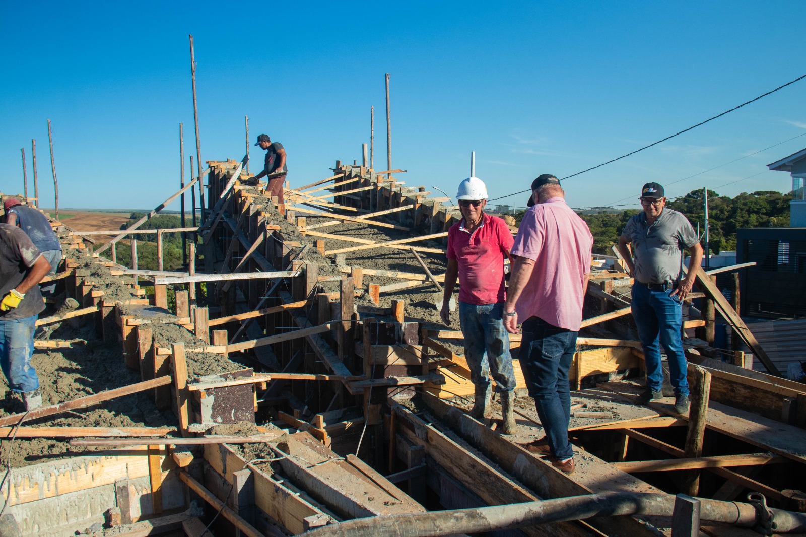 Obras do novo mirante de Tibagi seguem em ritmo forte