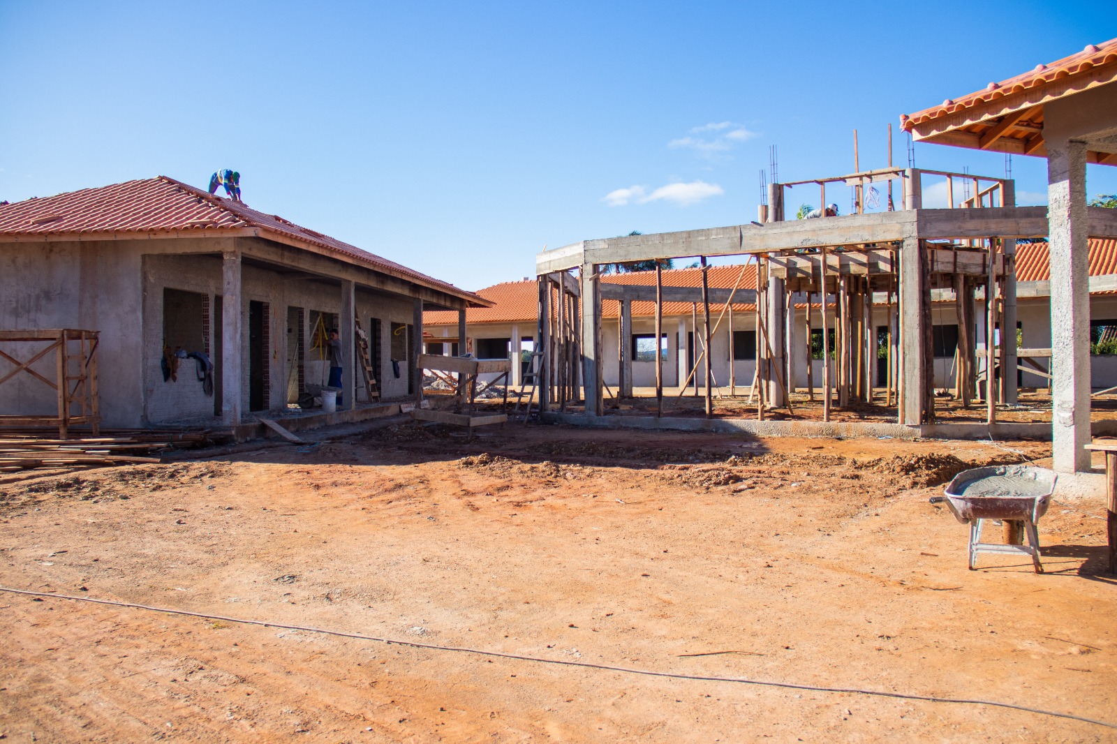 Obras da Pré-escola Aquarela avançam em Tibagi