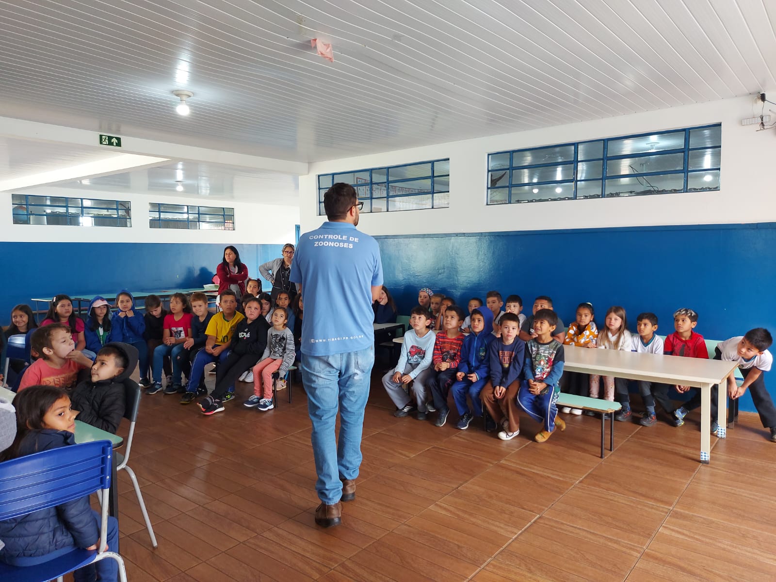 Saúde de Tibagi realiza conscientização nas escolas sobre a causa animal