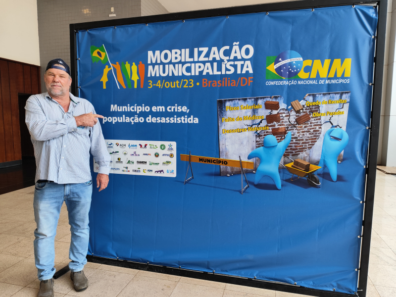 Prefeito de Tibagi participa da Mobilização Municipalista