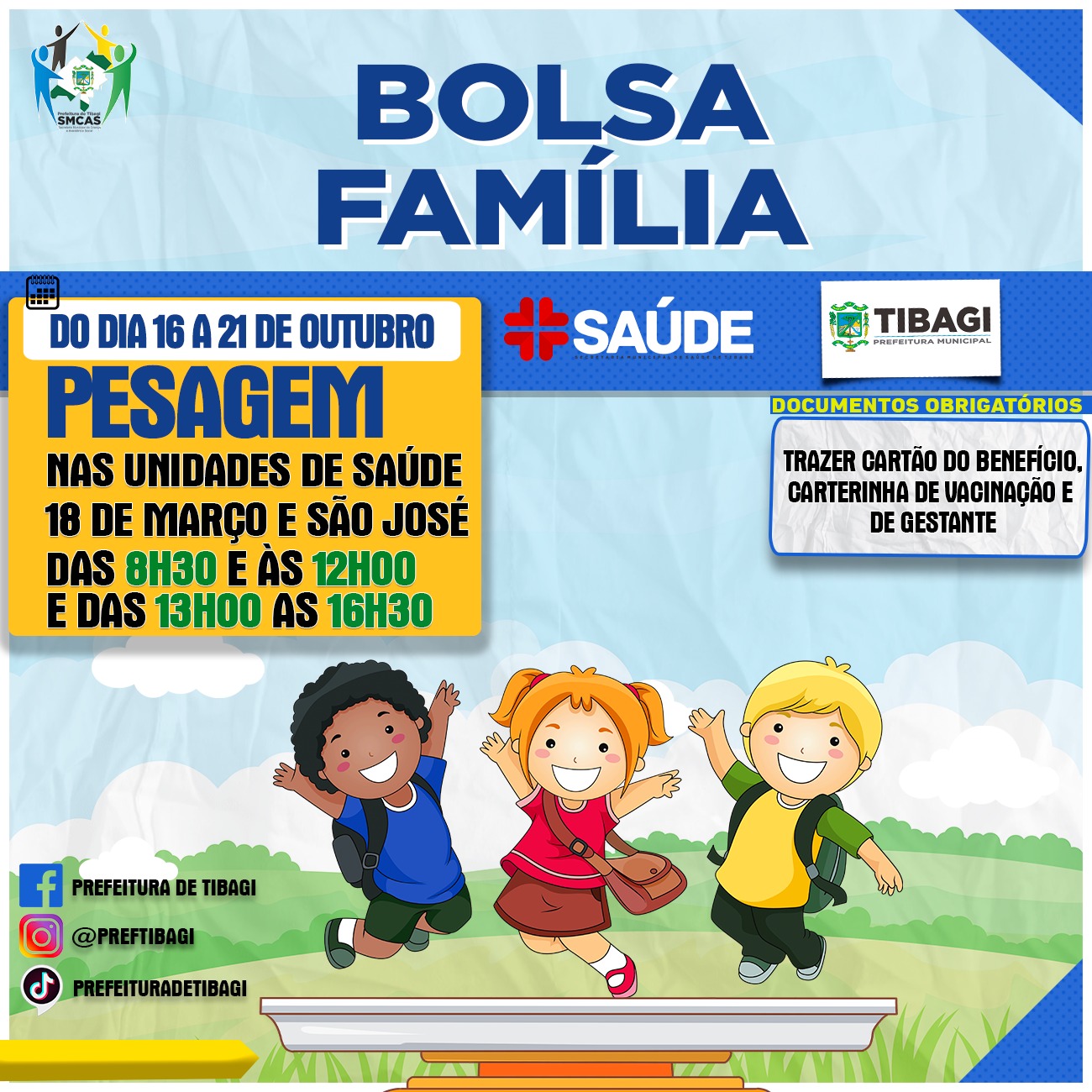 Saúde de Tibagi realiza mutirão de pesagem para o Bolsa Família