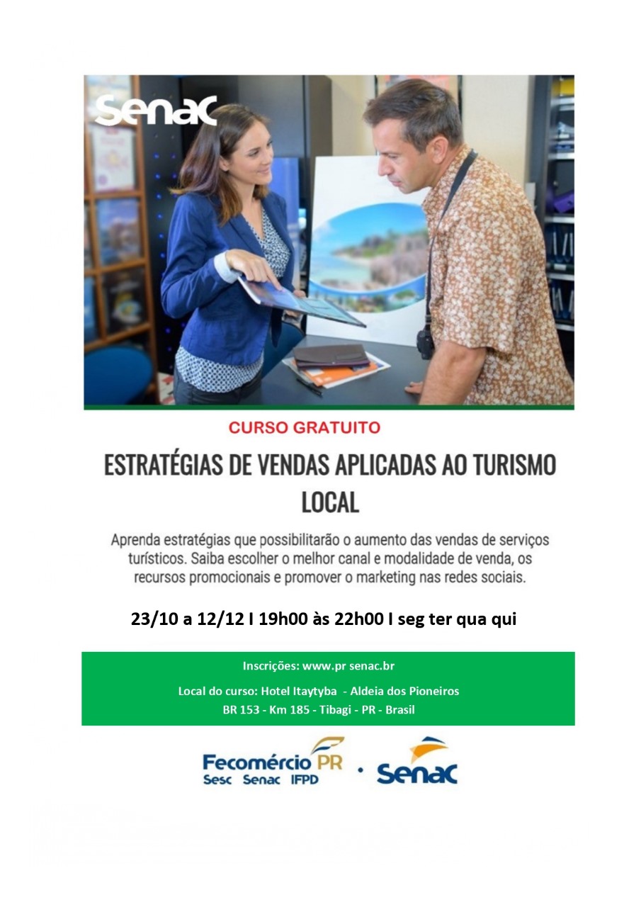 Prefeitura de Tibagi realiza curso de vendas voltadas ao turismo