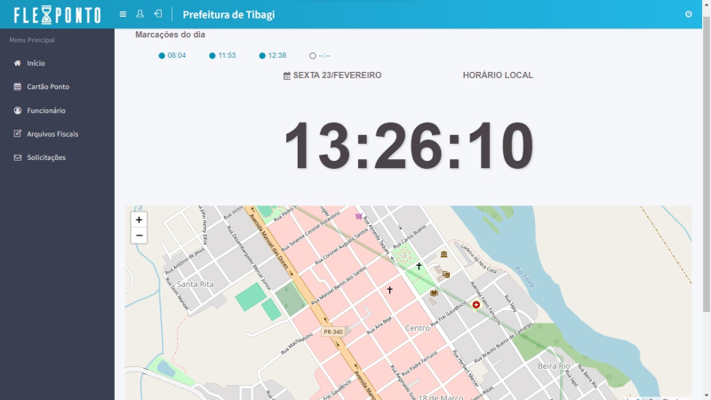 Prefeitura de Tibagi implanta sistema de relógio ponto digital