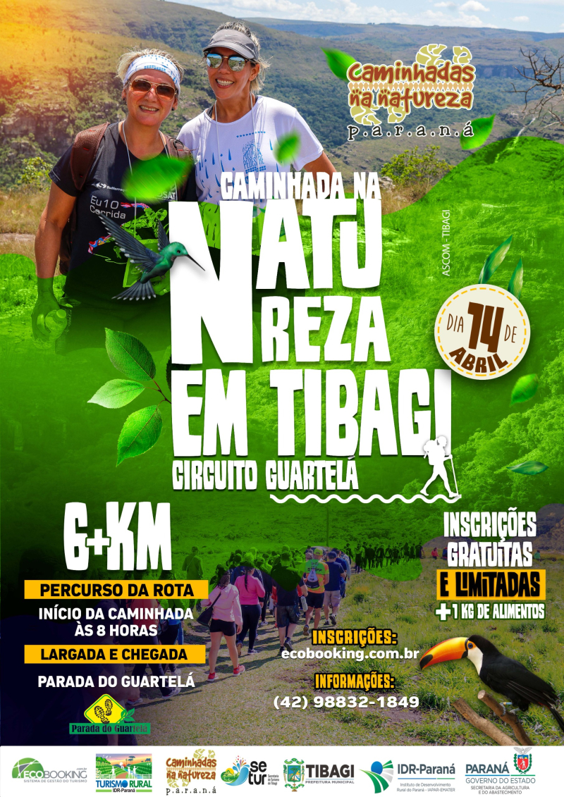 Caminhada na Natureza em Tibagi: Circuito Guartelá Acontece no Dia 14 de Abril