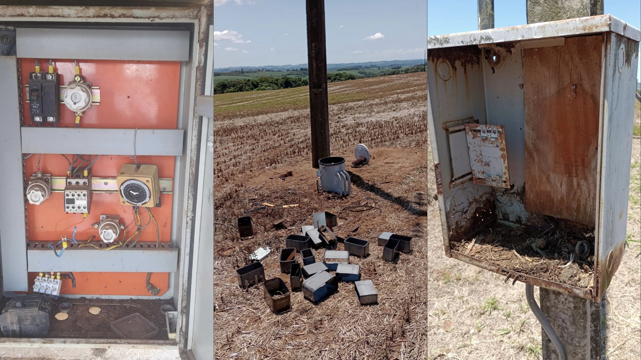 Sistema de abastecimento de água na comunidade da Serra é furtado 